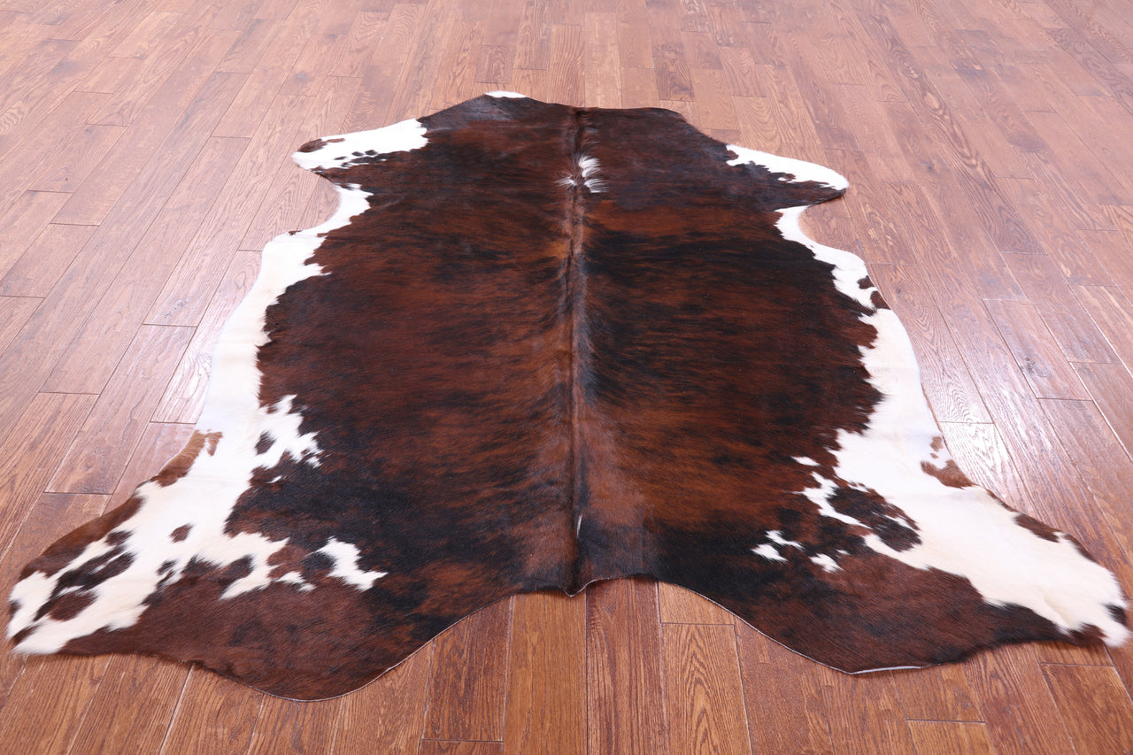 Tricolor Natural Cowhide Rug - Large 6'7"H x 6'5"W