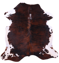 Thumbnail for Tricolor Natural Cowhide Rug - Large 6'7