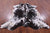 Salt & Pepper Natural Cowhide Rug - XLarge 7'5"H x 6'4"W