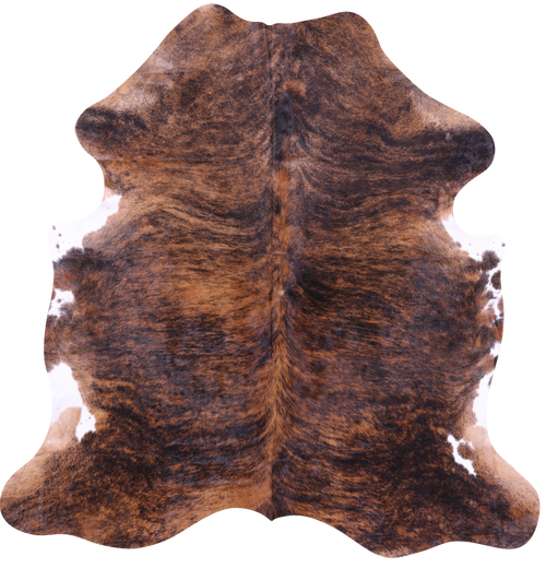 Brindle Natural Cowhide Rug - Large 6'8