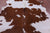 Brown & White Natural Cowhide Rug - XX-Large 8'0"H x 6'5"W