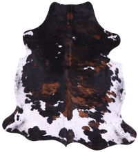 Thumbnail for Tricolor Natural Cowhide Rug - X-Large 7'4