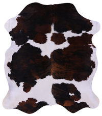 Thumbnail for Tricolor Natural Cowhide Rug - X-Large 7'1