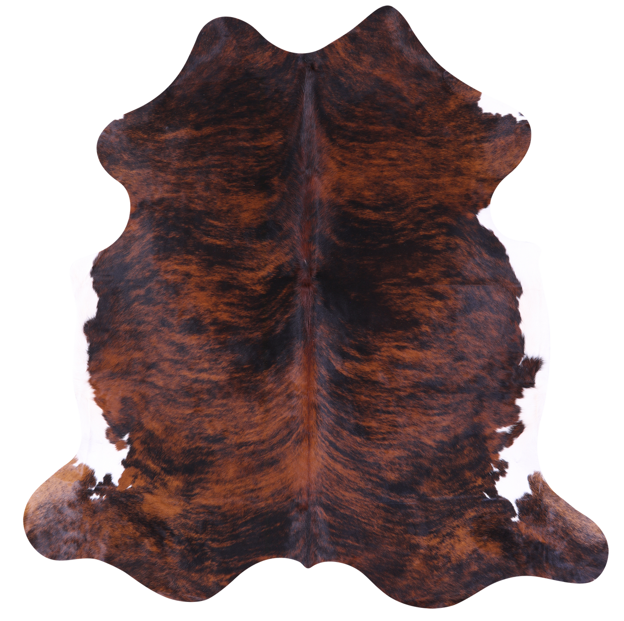 Brindle Natural Cowhide Rug - X-Large 7'3"H x 7'1"W