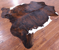 Thumbnail for Brindle Natural Cowhide Rug - X-Large 7'3