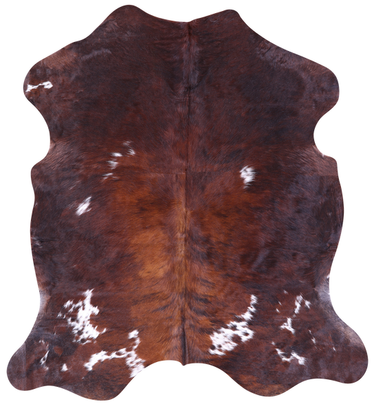 Brown Natural Cowhide Rug - Large 6'10"H x 6'2"W