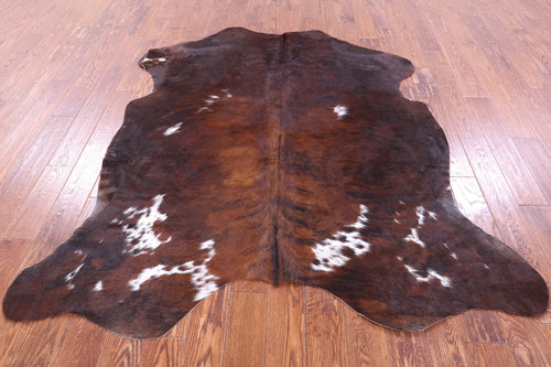 Brown Natural Cowhide Rug - Large 6'10
