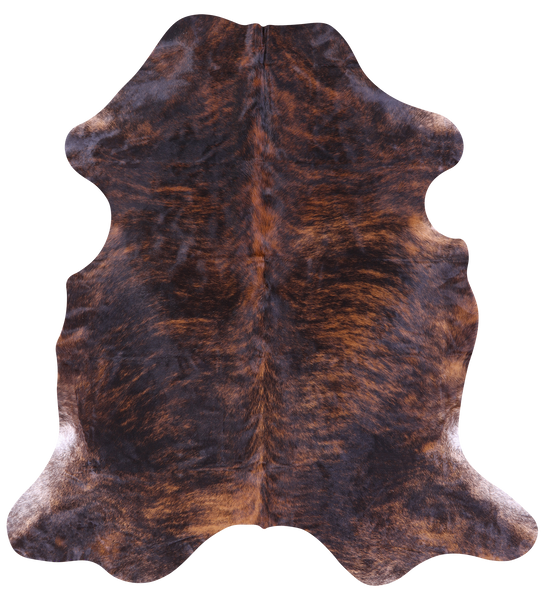 Brindle Natural Cowhide Rug - XLarge 7'3"H x 6'7"W