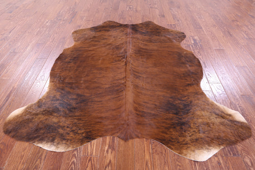Brindle Natural Cowhide Rug - Large 6'9