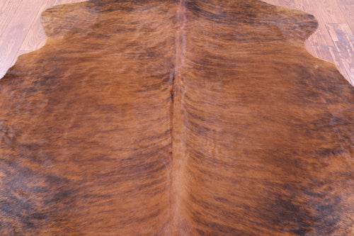 Brindle Natural Cowhide Rug - Large 6'9