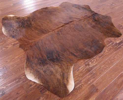 Brindle Natural Cowhide Rug - Large 6'9