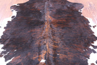 Thumbnail for Tricolor Natural Cowhide Rug - Large 6'9