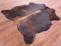 Thumbnail for Brindle Natural Cowhide Rug - Medium 5'11