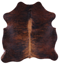 Thumbnail for Brindle Natural Cowhide Rug - Medium 5'11