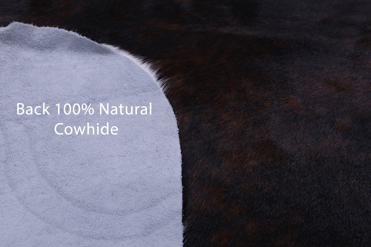 Tricolor Natural Cowhide Rug - Medium 6'3"H x 6'0"W