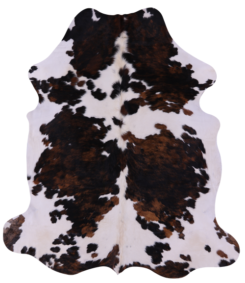Tricolor Natural Cowhide Rug - XX-Large 8'0