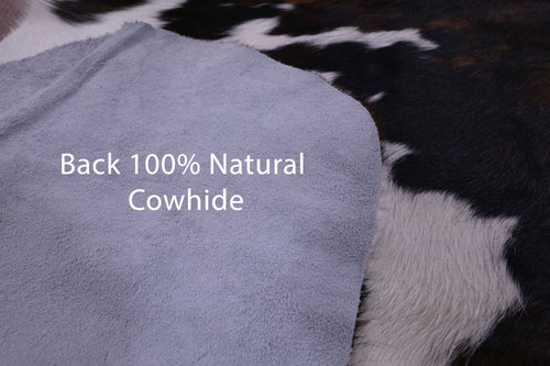 Tricolor Natural Cowhide Rug - XX-Large 8'0