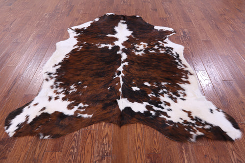 Tricolor Natural Cowhide Rug - X-Large 7'0
