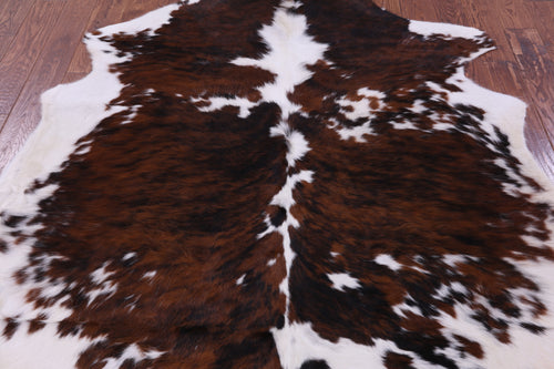Tricolor Natural Cowhide Rug - X-Large 7'0