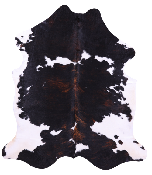 Tricolor Natural Cowhide Rug - X-Large 7'0