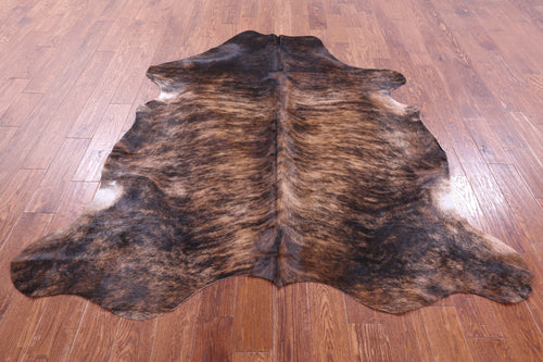 Brindle Natural Cowhide Rug - Large 6'9