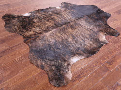 Brindle Natural Cowhide Rug - Large 6'9