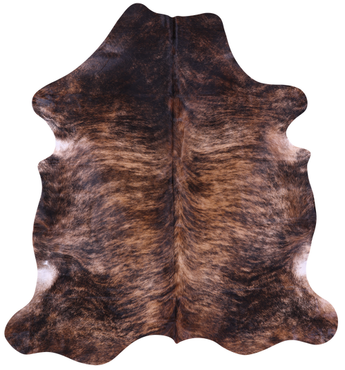 Brindle Natural Cowhide Rug - Large 6'9