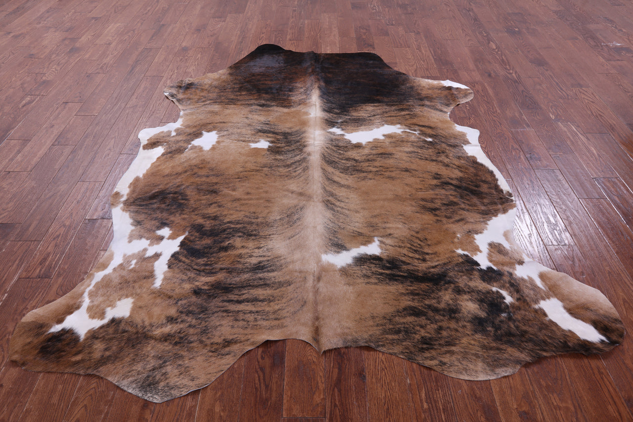 Brindle Natural Cowhide Rug - XX-Large 8' 4"H x 6' 10"W