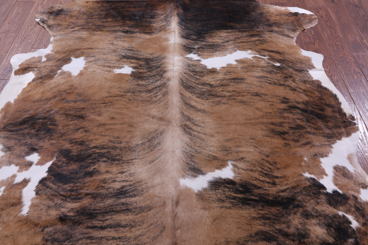 Brindle Natural Cowhide Rug - XX-Large 8' 4"H x 6' 10"W