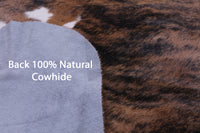 Thumbnail for Brindle Natural Cowhide Rug - XX-Large 8' 4