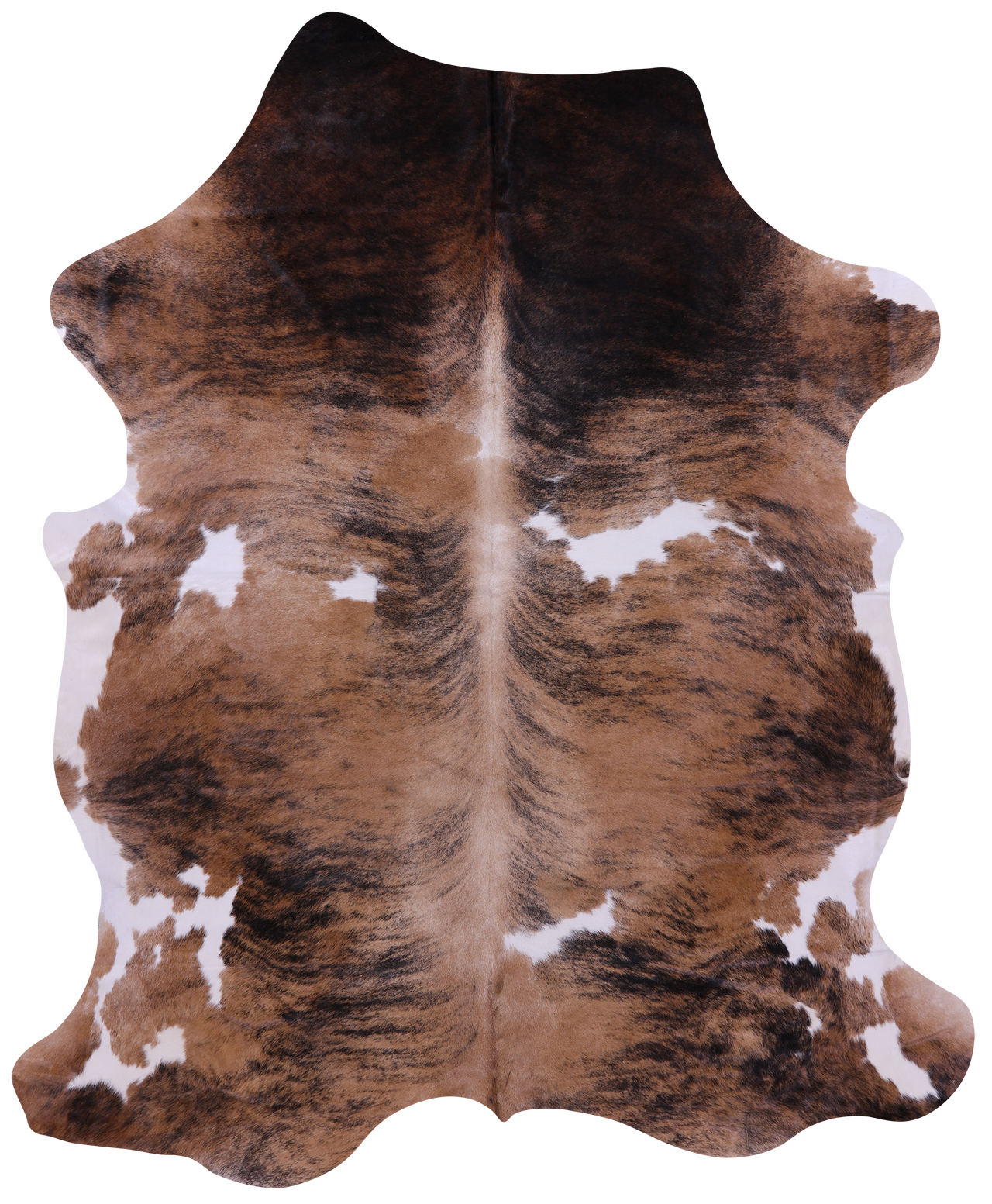 Brindle Natural Cowhide Rug - XX-Large 8' 4"H x 6' 10"W