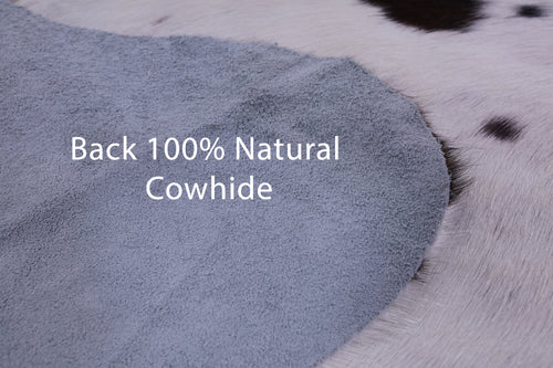 Tricolor Natural Cowhide Rug - Medium 6'0