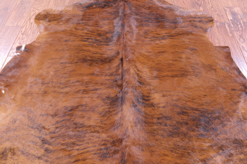 Brindle Natural Cowhide Rug - Medium 6'1
