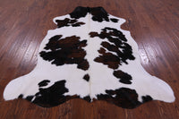 Thumbnail for Tricolor Natural Cowhide Rug - XLarge 7'6