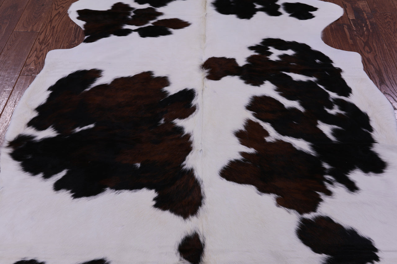 Tricolor Natural Cowhide Rug - XLarge 7'6"H x 6'4"W