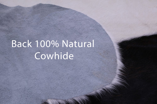 Tricolor Natural Cowhide Rug - X-Large 7'6