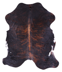 Thumbnail for Brindle Natural Cowhide Rug - XLarge 7'6