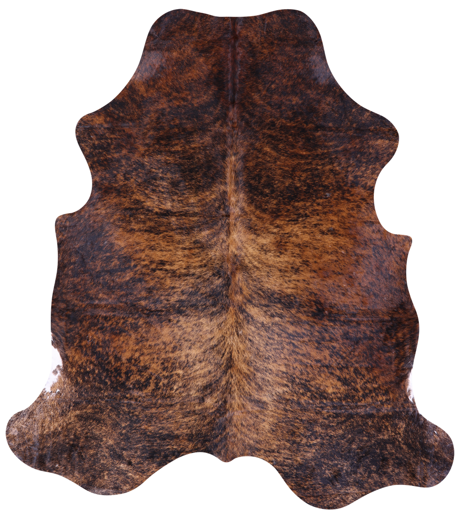 Brindle Natural Cowhide Rug - Large 6'11"H x 6'2"W