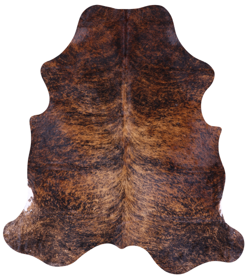 Brindle Natural Cowhide Rug - Large 6'11