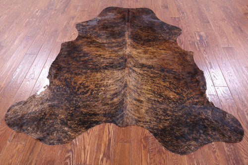 Brindle Natural Cowhide Rug - Large 6'11