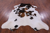 Thumbnail for Tricolor Natural Cowhide Rug - X-Large 7'0