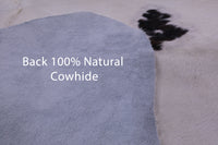 Thumbnail for Tricolor Natural Cowhide Rug - X-Large 7'0