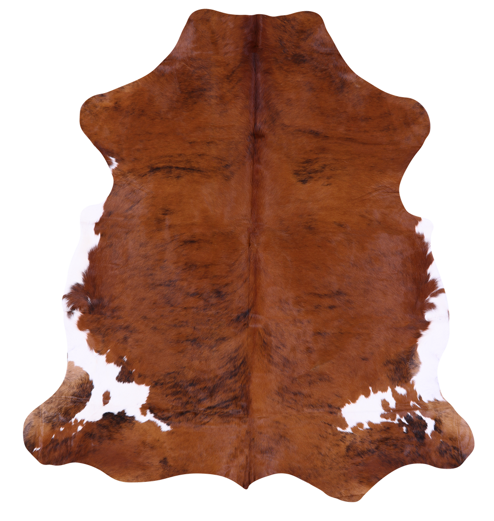 Brown Natural Cowhide Rug - Large 6'7"H x 6'0"W