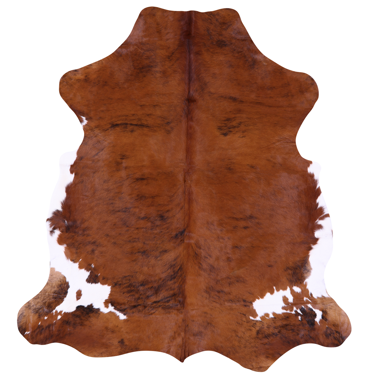 Brown Natural Cowhide Rug - Large 6'7"H x 6'0"W