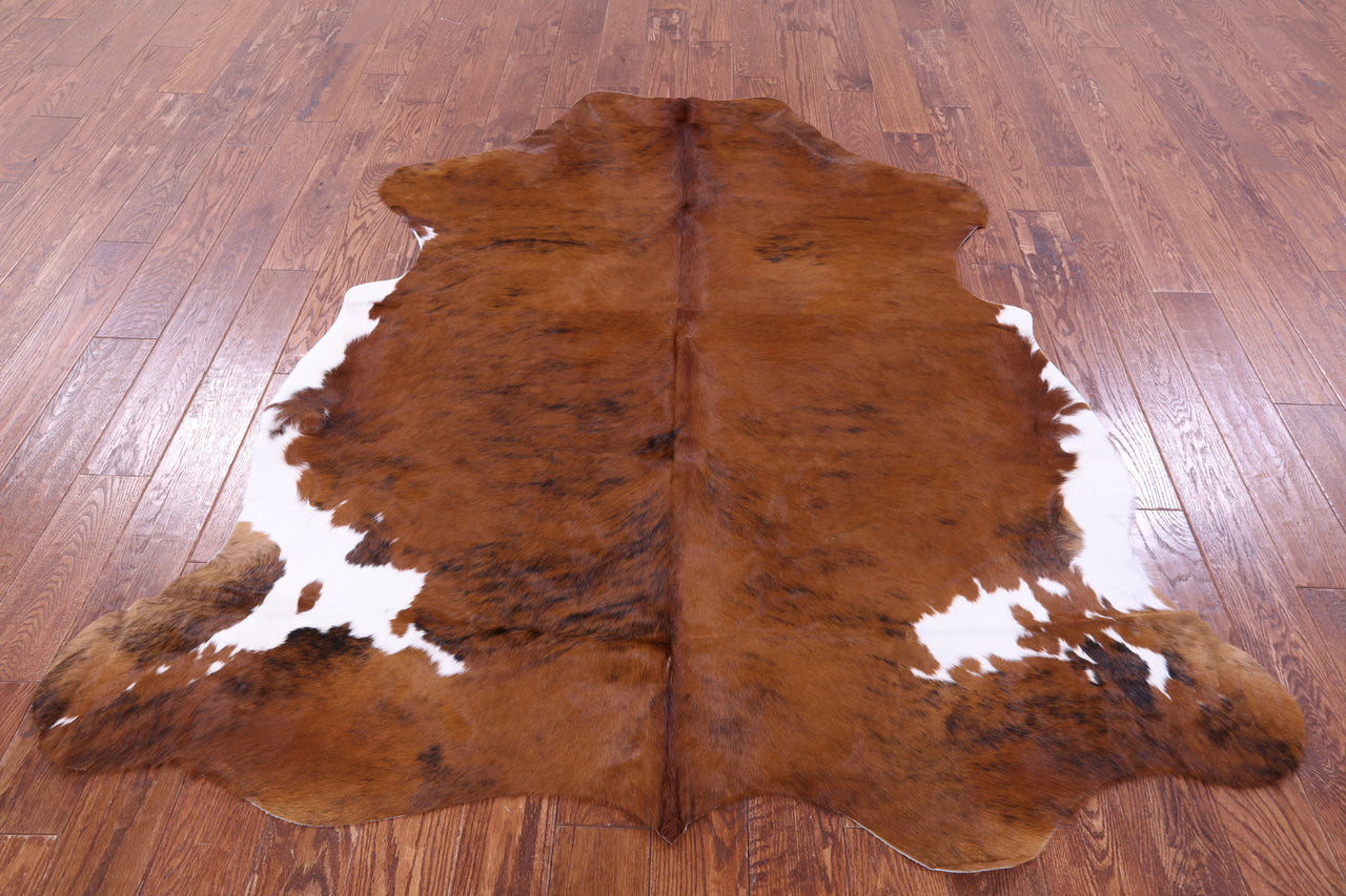 Brown Natural Cowhide Rug - Large 6'7"H x 6'0"W