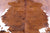 Brown Natural Cowhide Rug - Large 6'7"H x 6'0"W