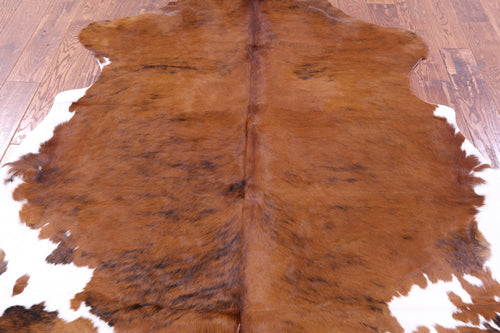 Brown Natural Cowhide Rug - Large 6'7