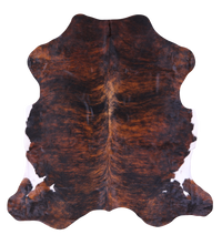 Thumbnail for Brindle Natural Cowhide Rug - XLarge 7'0