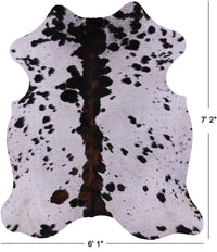 Thumbnail for Salt & Pepper Natural Cowhide Rug - X-Large 7'2