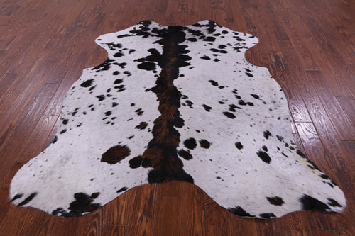 Salt & Pepper Natural Brown Cowhide Rug - X-Large 7'2